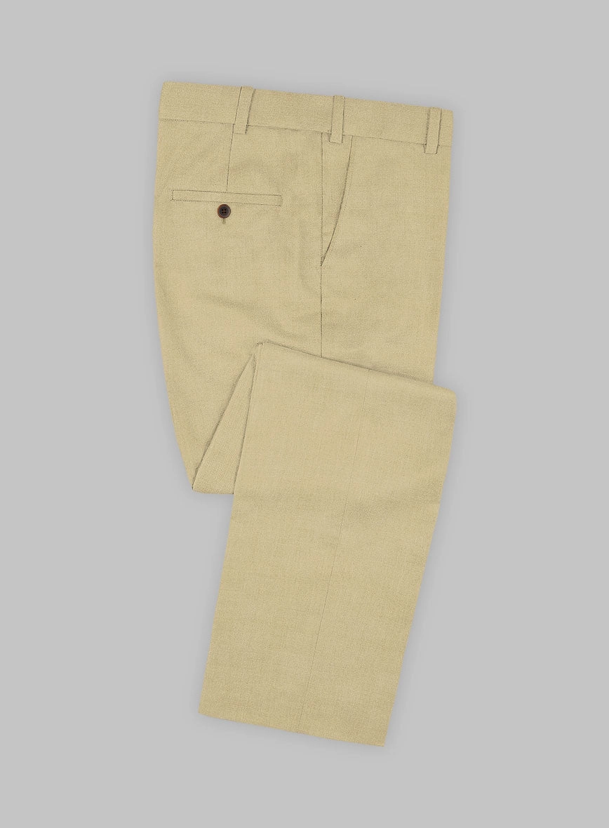 Huddersfield Stretch Khaki Wool Suit
