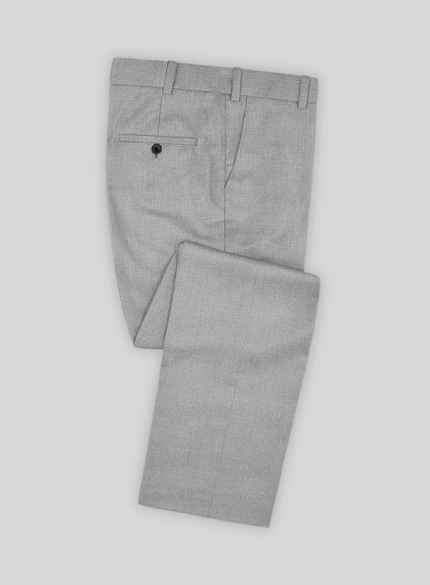Huddersfield Stretch Light Gray Wool Suit