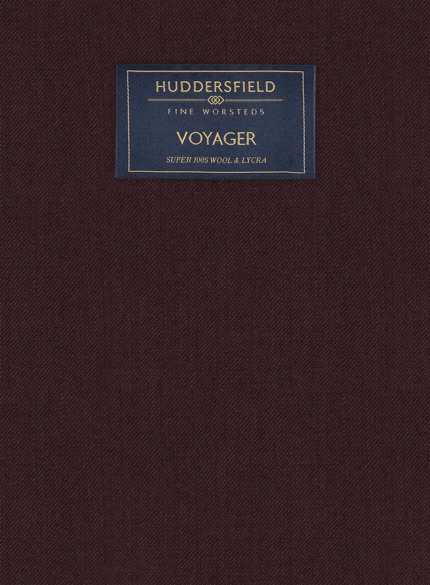 Huddersfield Stretch Mahogany Wool Suit