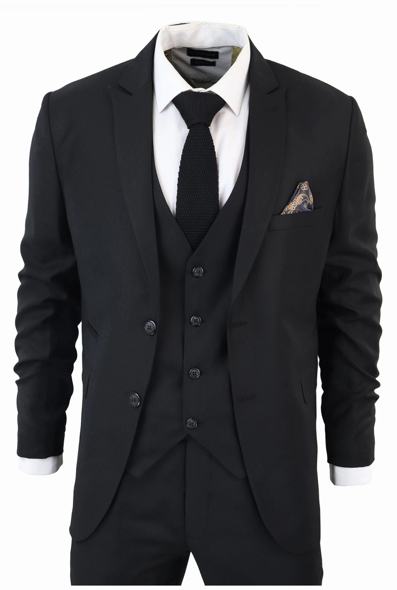 IM1 Classic Plain 3 Piece Suit