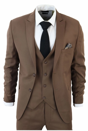 IM1 Classic Plain 3 Piece Suit