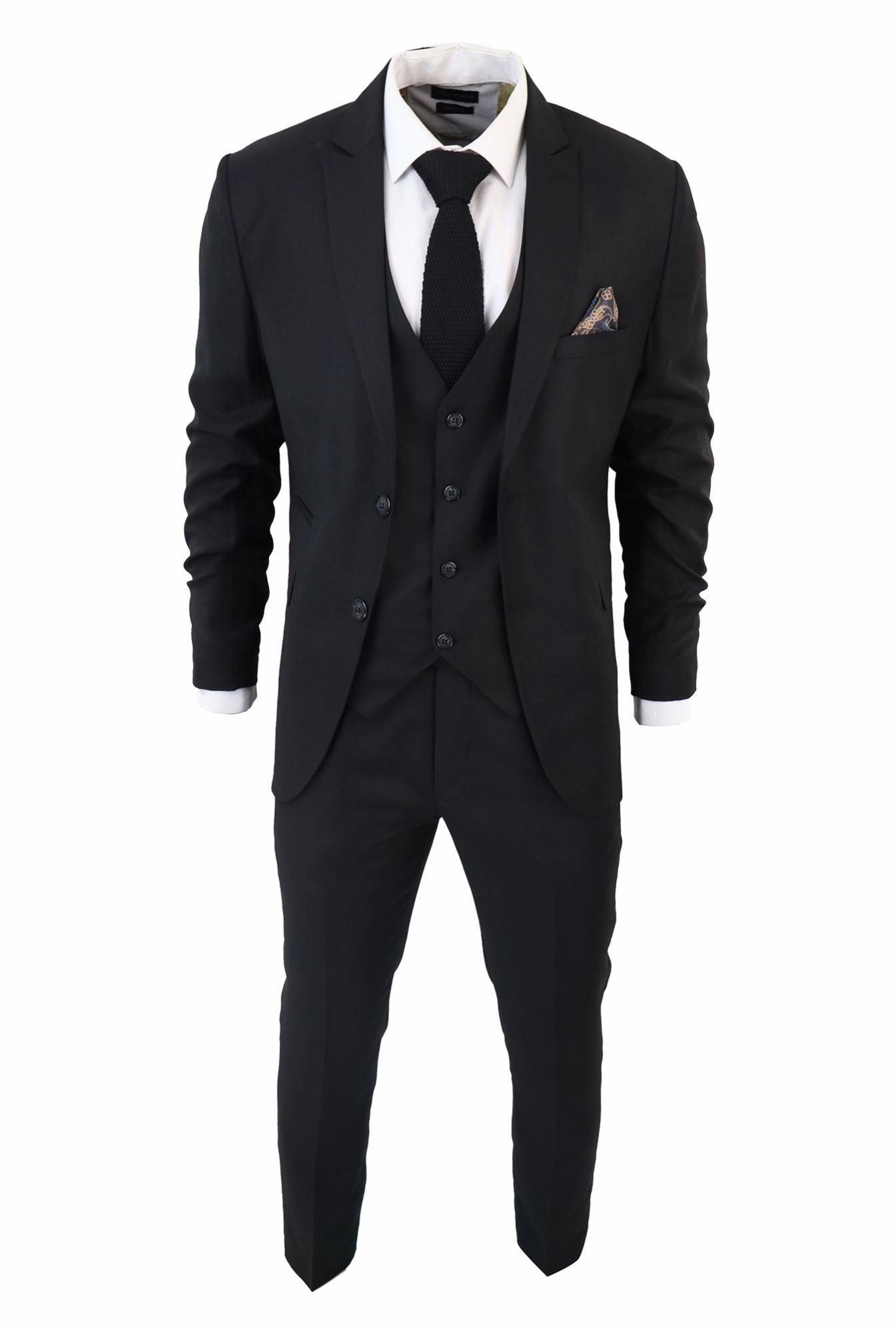 IM1 Classic Plain 3 Piece Suit