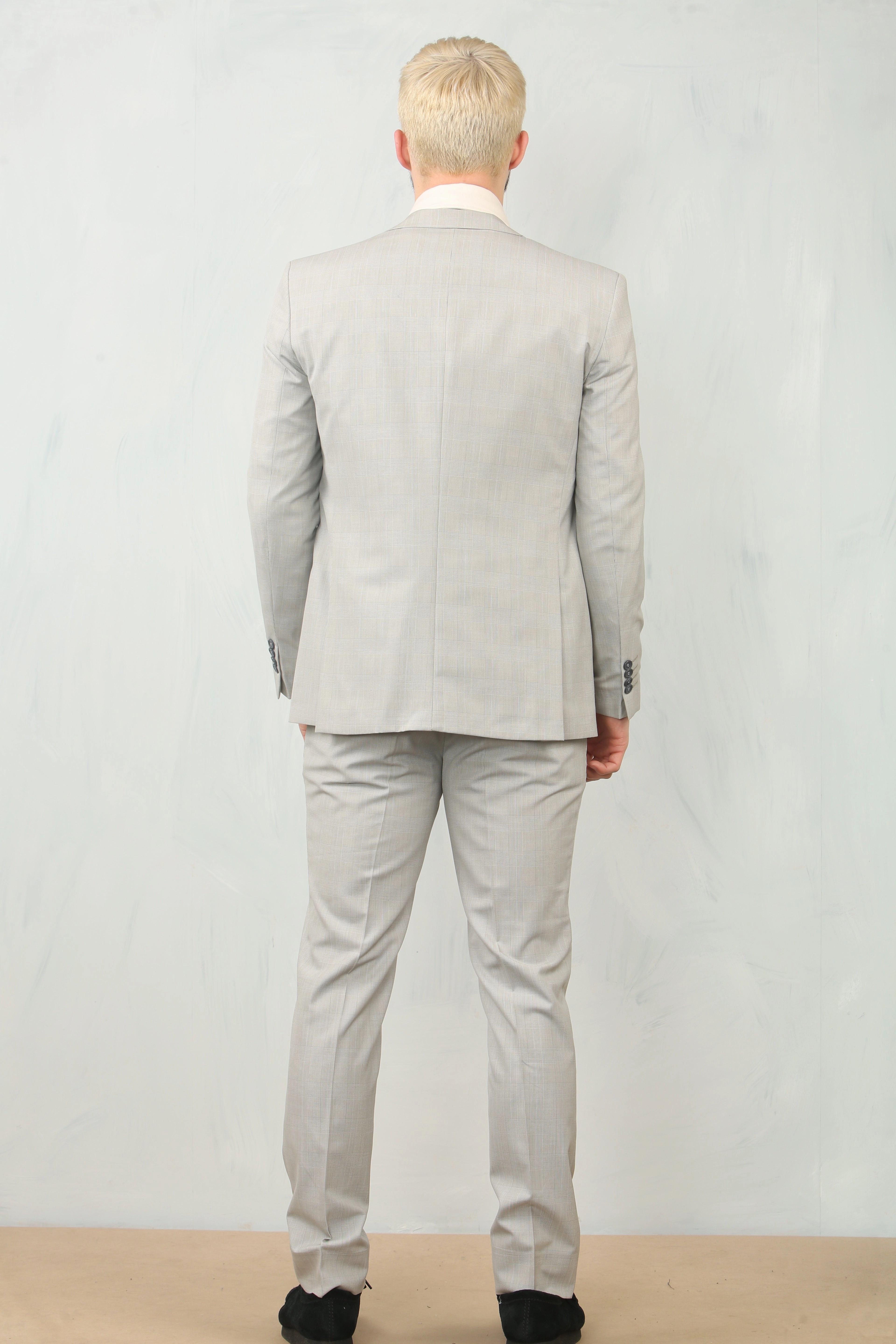 IM31 3 Piece Prince Of Wales Check Suit