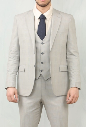 IM31 3 Piece Prince Of Wales Check Suit