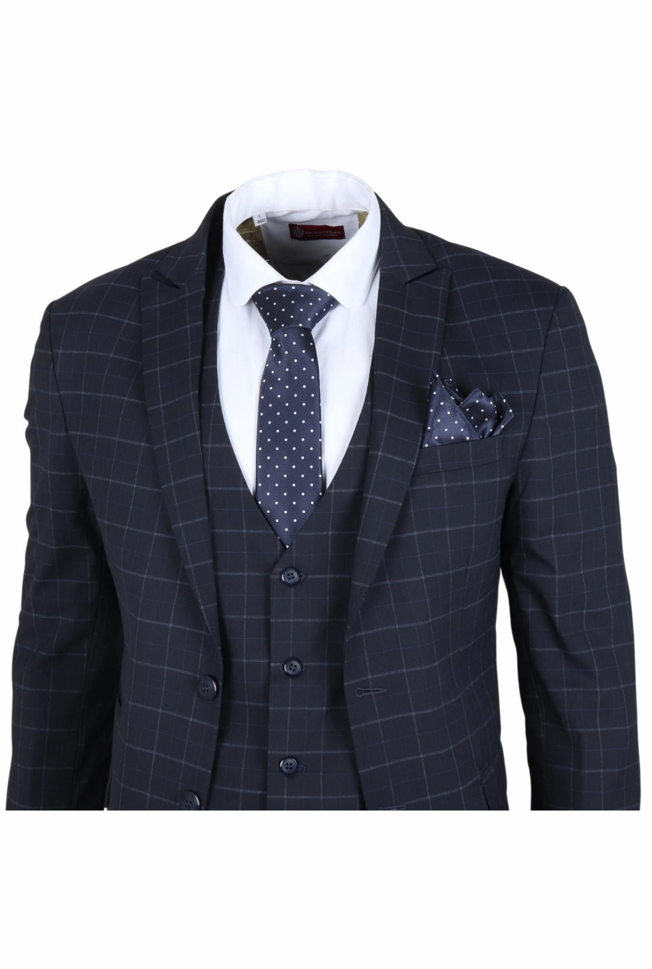 IM3 Checked Tailored Fit Suit