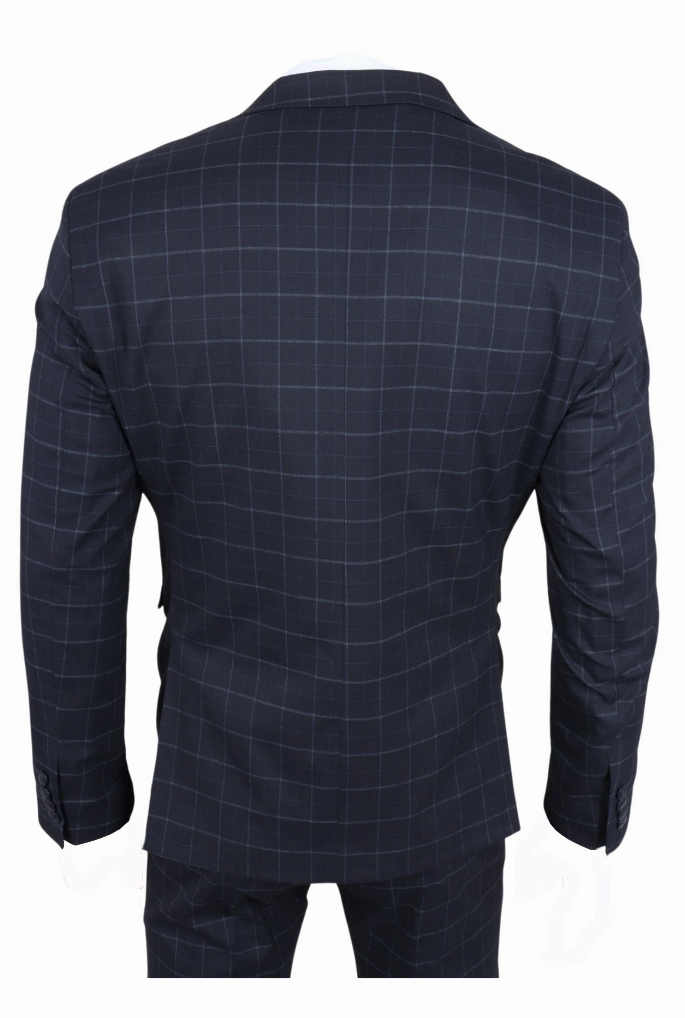 IM3 Checked Tailored Fit Suit