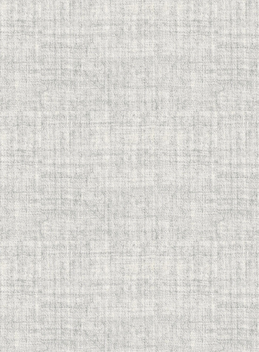Italian Aime Ivory Gray Wool Suit