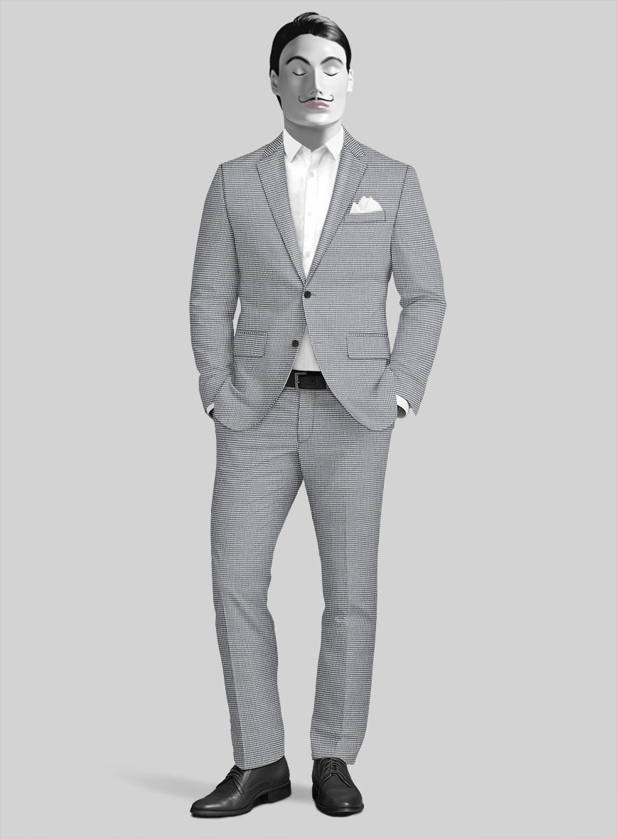 Italian Cotton Houndstooth Isla Suit