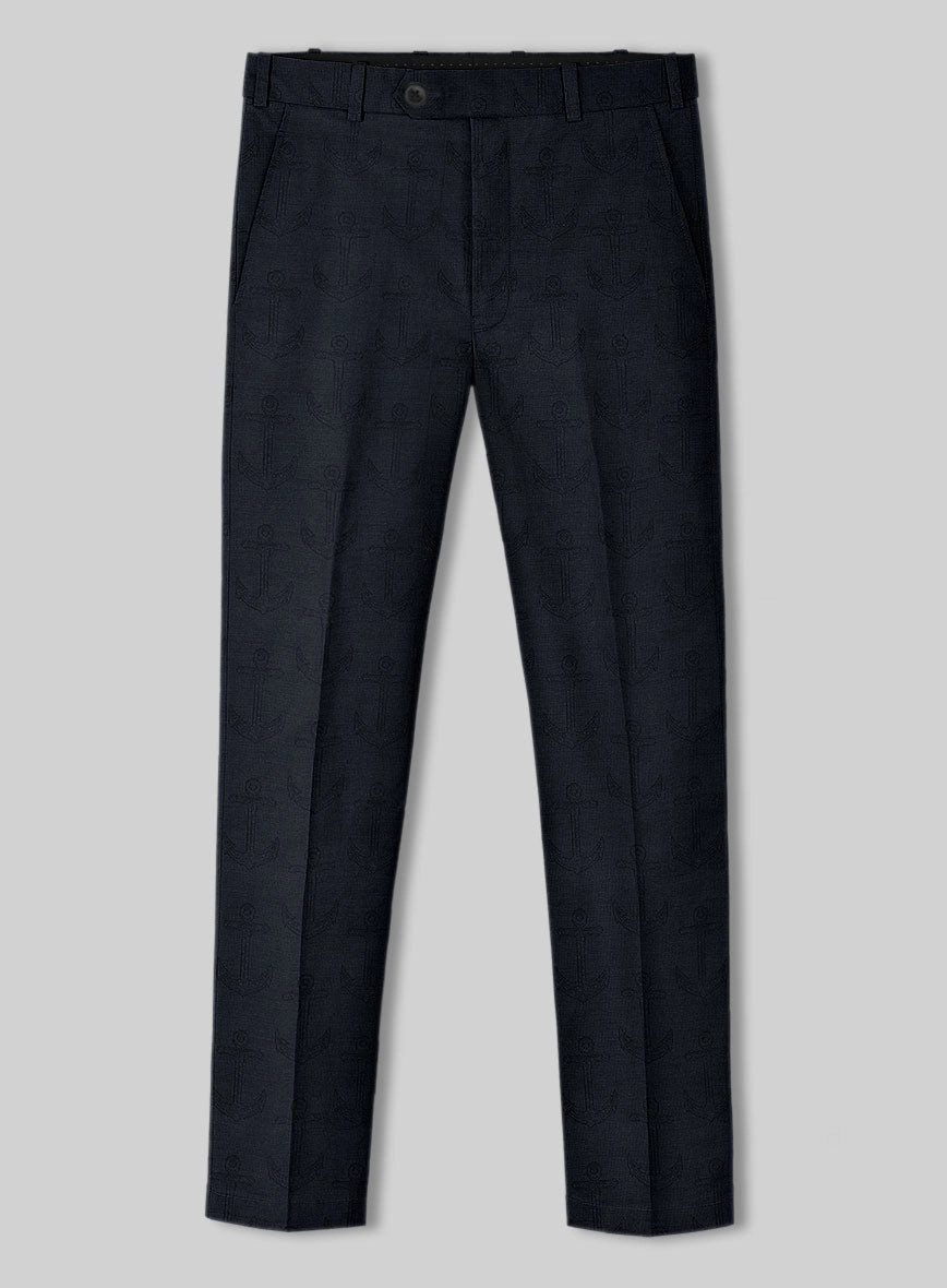 Italian Cotton Linen Anchor Suit