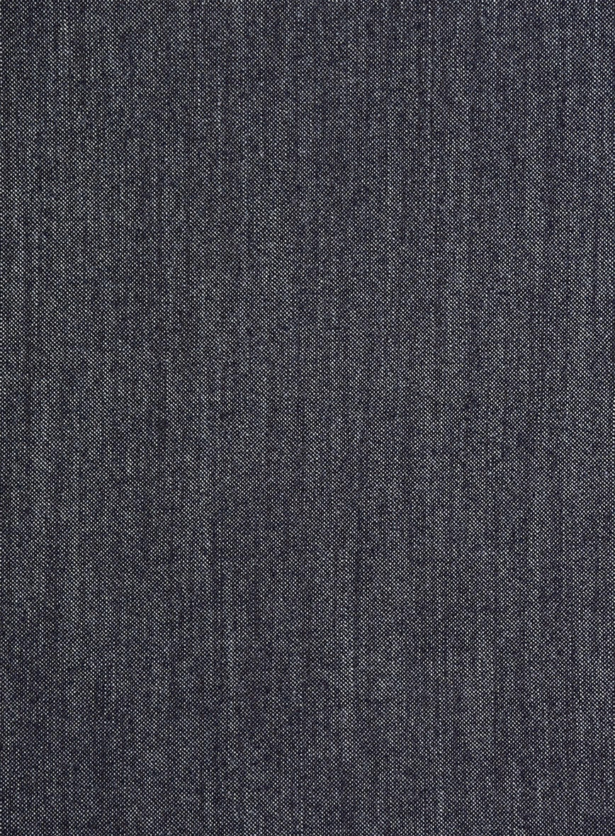 Italian Cotton Lycra Denim Blue Suit