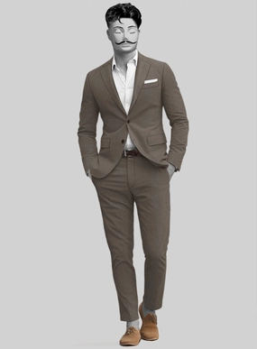 Italian Cotton Lycra Rexon Suit
