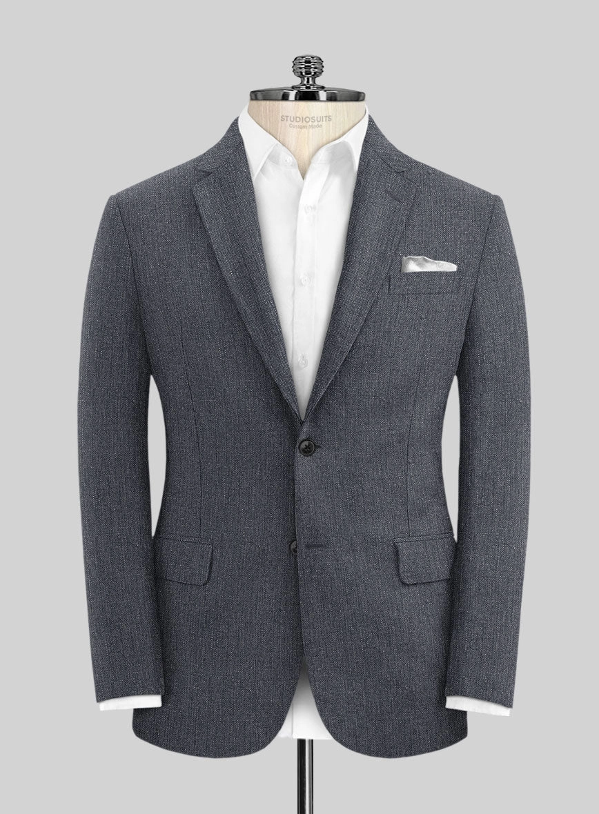 Italian Linen Zod Blue Suit