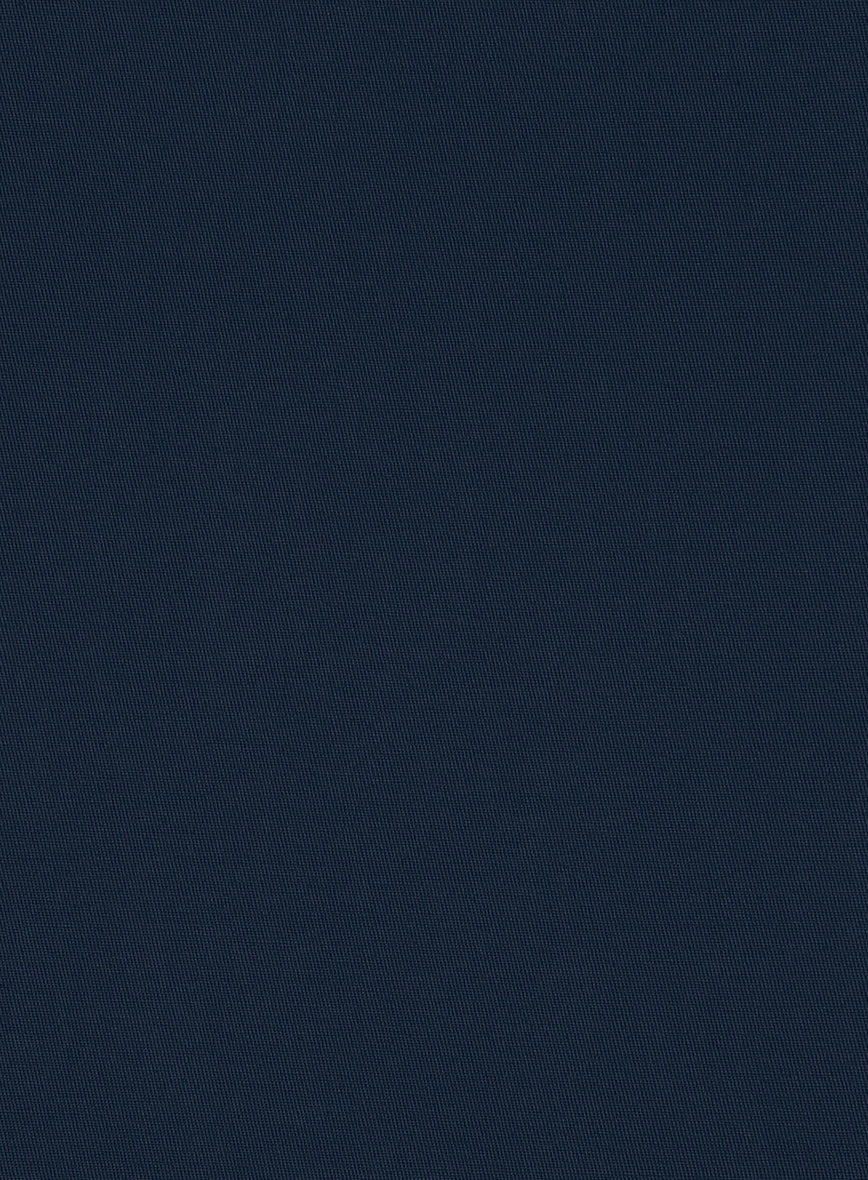 Italian Mirage Blue Cotton Stretch Suit
