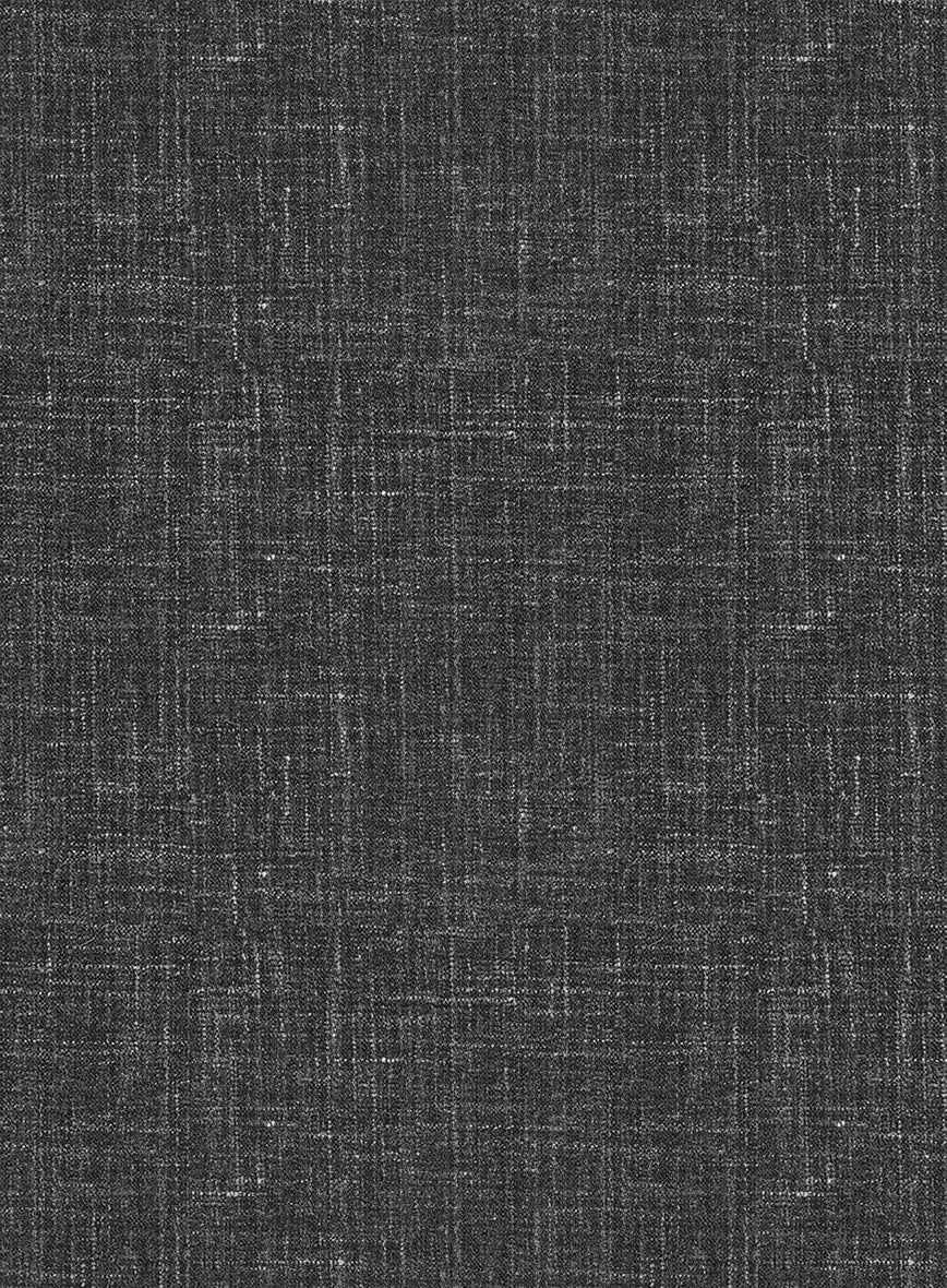 Italian Murano Charcoal Wool Linen Suit