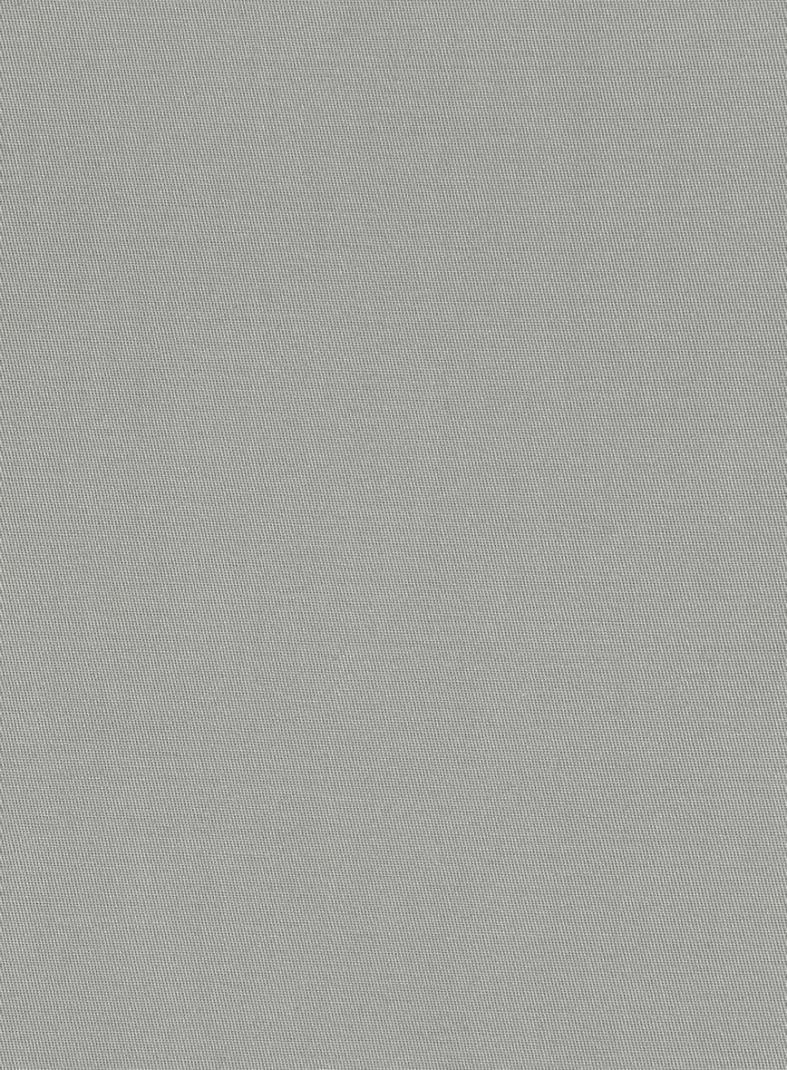 Italian Petrol Gray Cotton Stretch Suit
