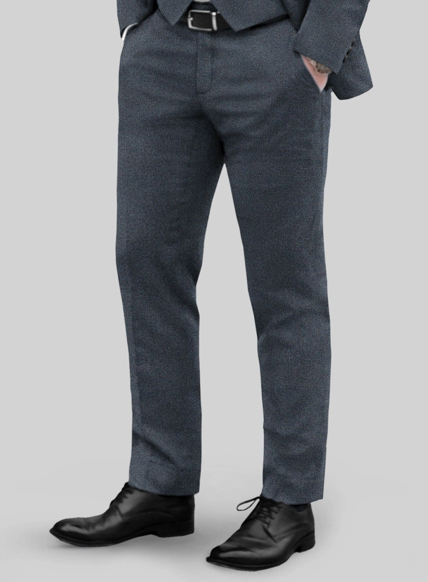 Italian Quelo Blue Twill Flannel Suit