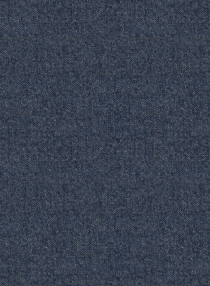 Italian Quelo Indigo Blue Twill Flannel Suit