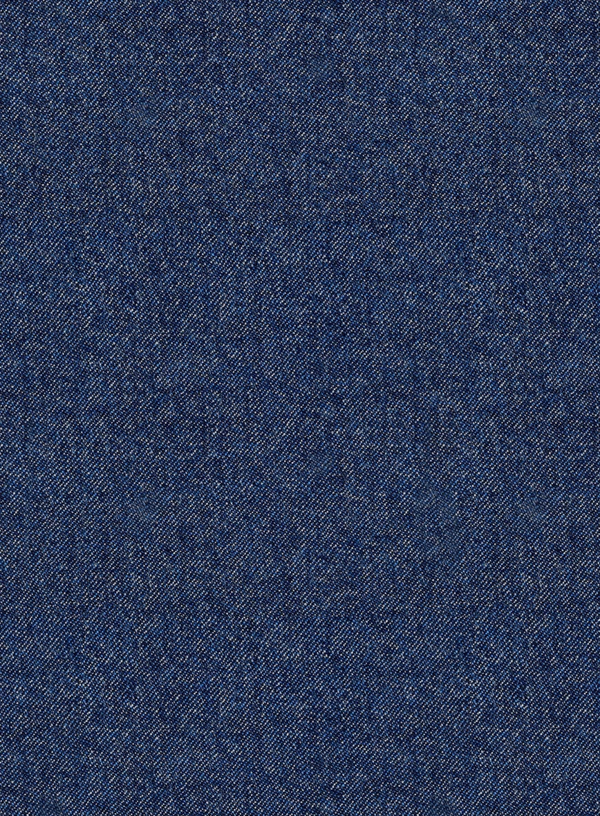 Italian Quelo Lapis Blue Twill Flannel Suit