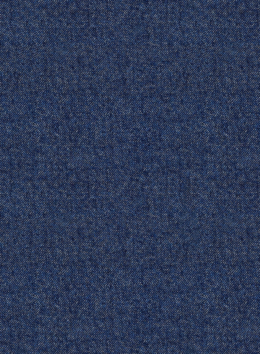 Italian Quelo Lapis Blue Twill Flannel Suit