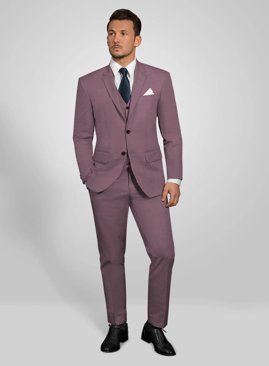 Italian Rose Quartz Cotton Suit