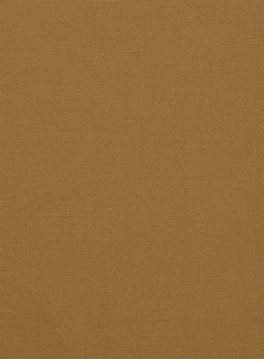 Italian Tan Cotton Stretch Suit