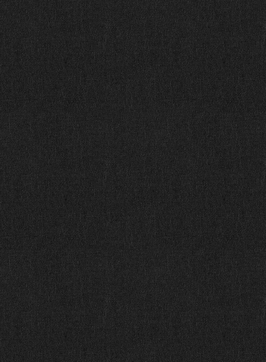 Italian Turna Black Flannel Suit