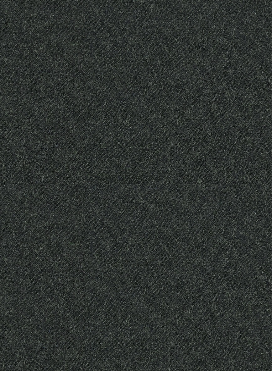 Italian Turna Dark Green Flannel Suit