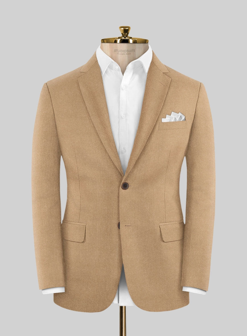 Italian Turna Khaki Flannel Suit
