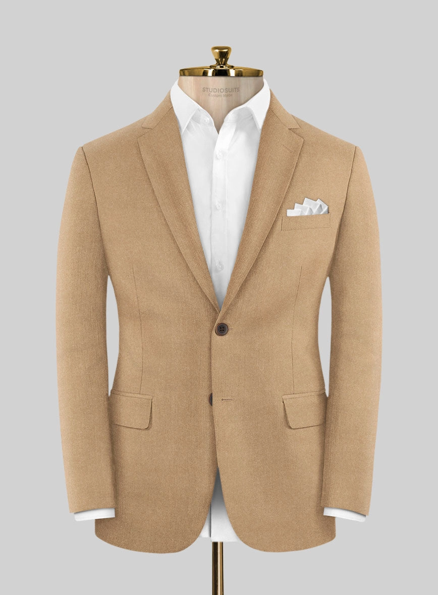 Italian Turna Khaki Flannel Suit