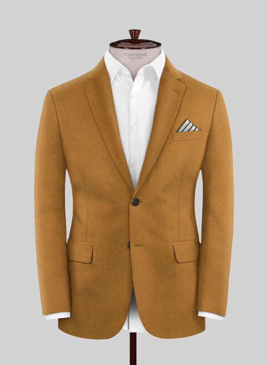 Italian Turna Mustard Flannel Suit