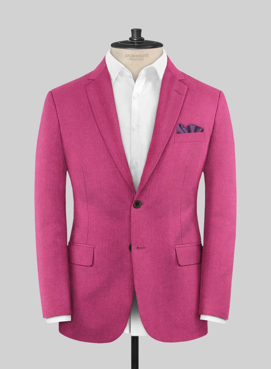 Italian Turna Pink Flannel Suit