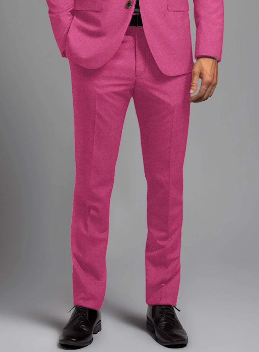 Italian Turna Pink Flannel Suit
