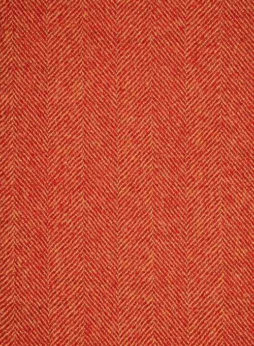 Italian Wide Herringbone Fire Tweed Suit