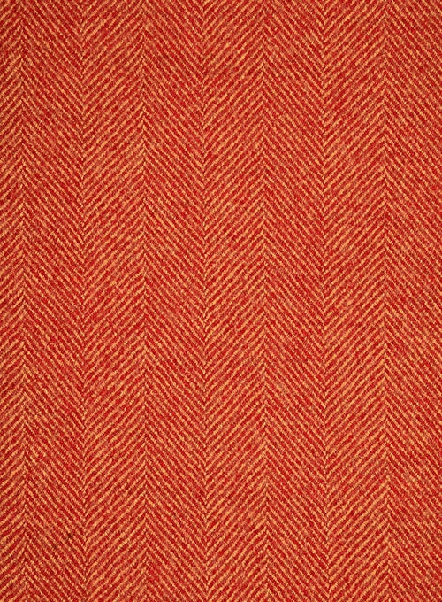 Italian Wide Herringbone Fire Tweed Suit