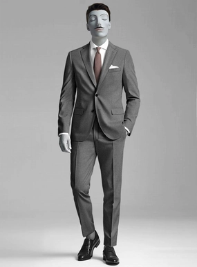 Italian Wool Borro Suit