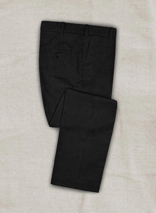 Italian Wool Cashmere Black Suit