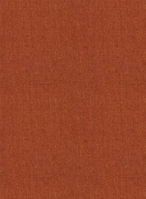 Italian Wool Cashmere Ginger Orange Suit