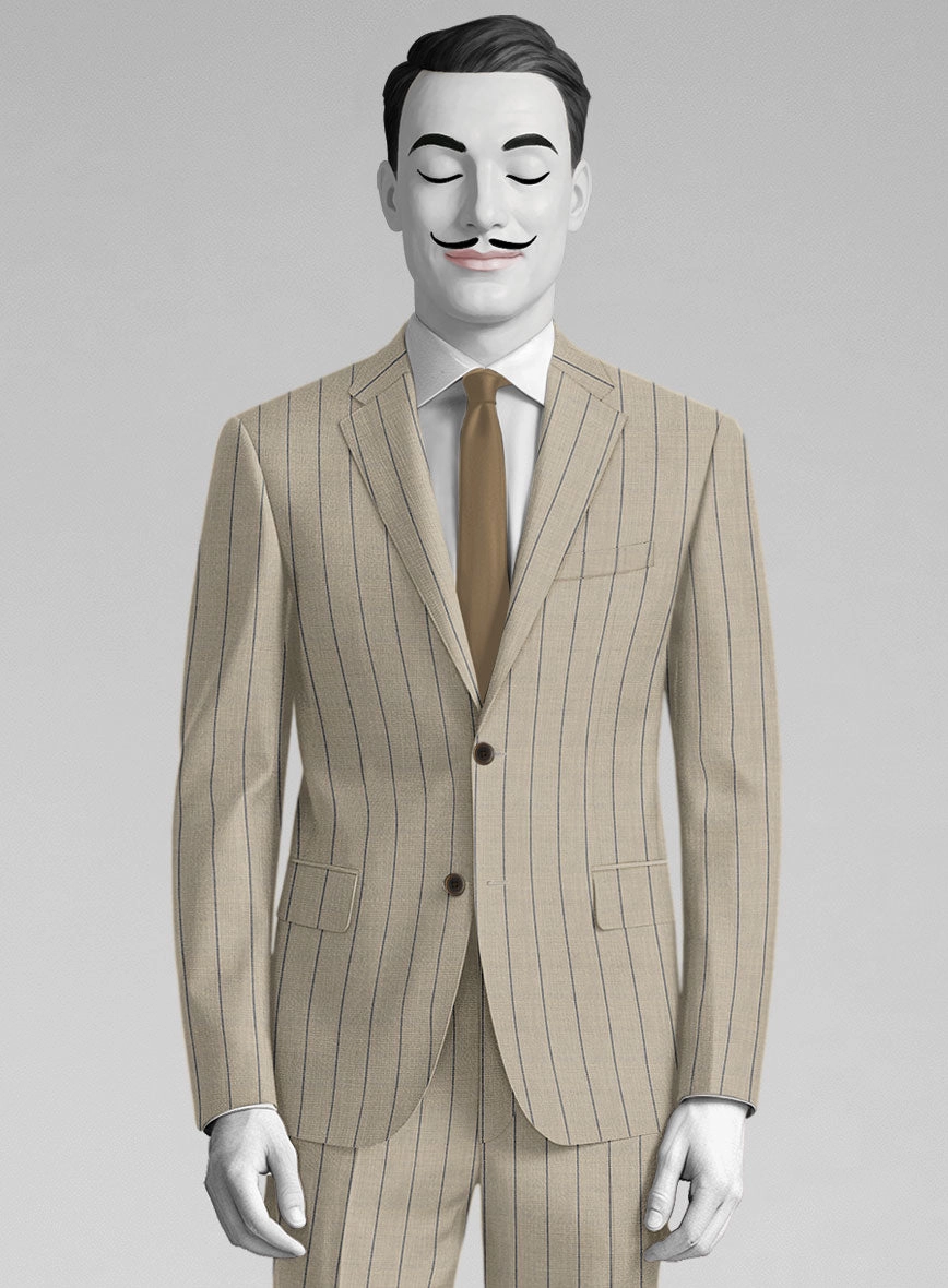 Italian Wool Cotton Strayne Suit