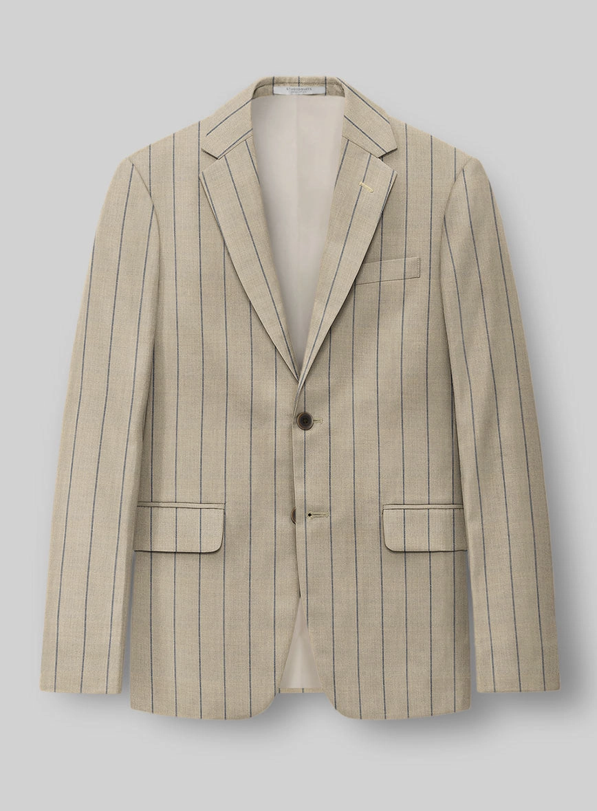 Italian Wool Cotton Strayne Suit