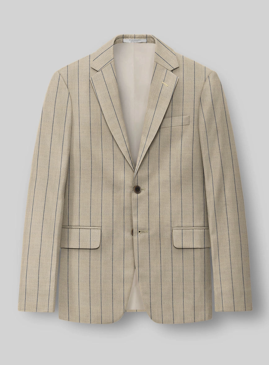 Italian Wool Cotton Strayne Suit