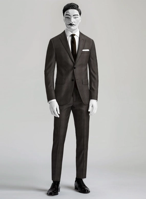 Italian Wool Fagiolo Suit