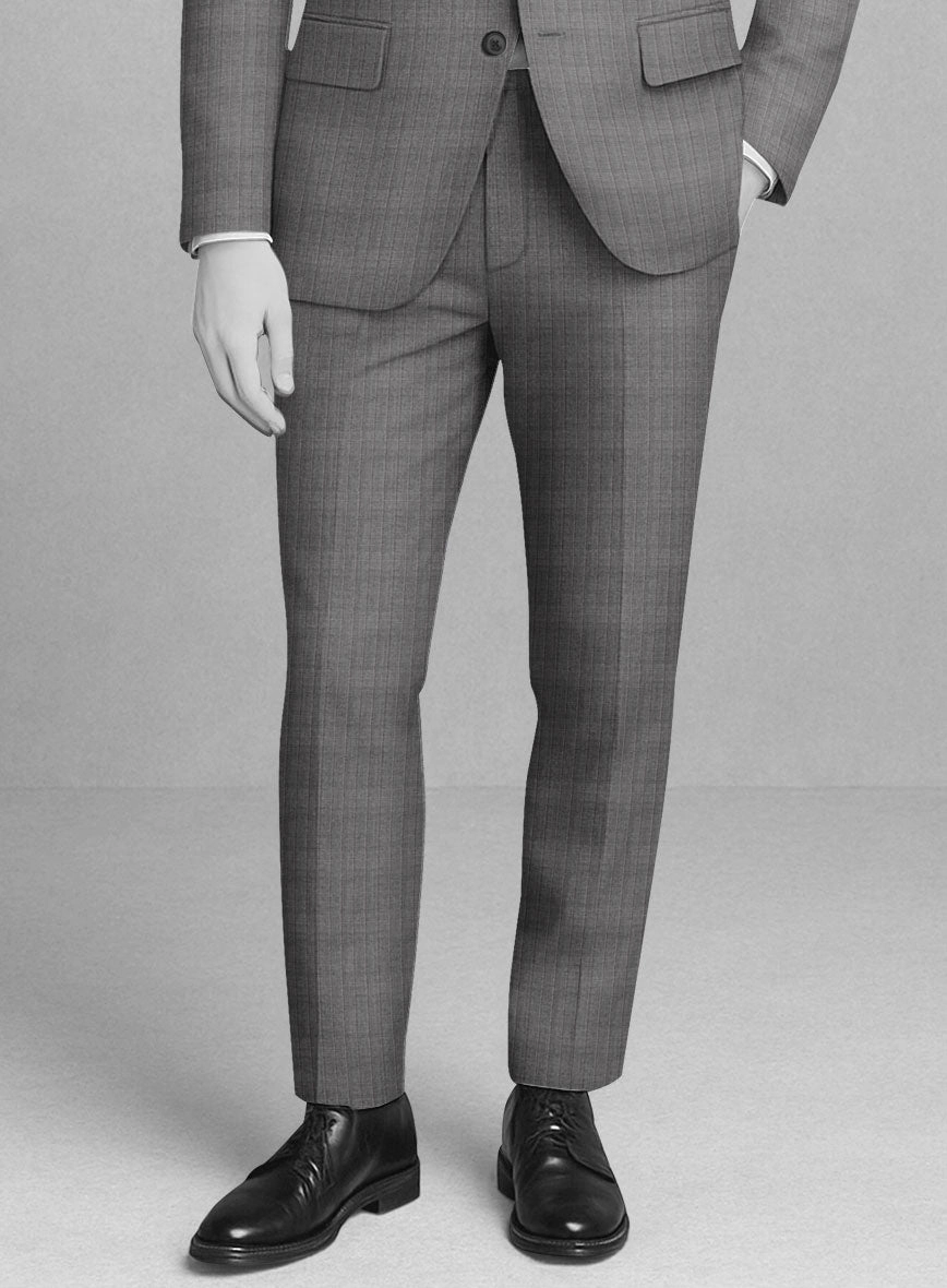 Italian Wool Greylon Suit