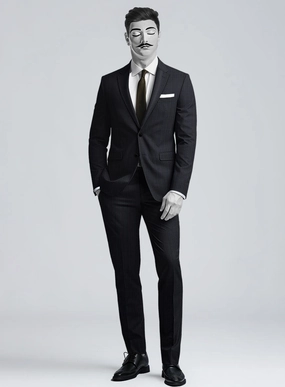Italian Wool Metallo Suit