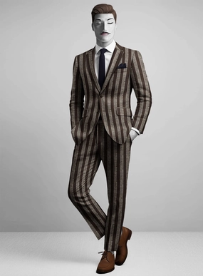 Italian Wool Silk Linen Calwick Suit