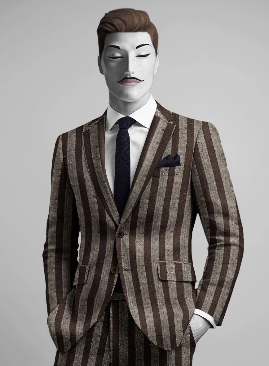 Italian Wool Silk Linen Calwick Suit