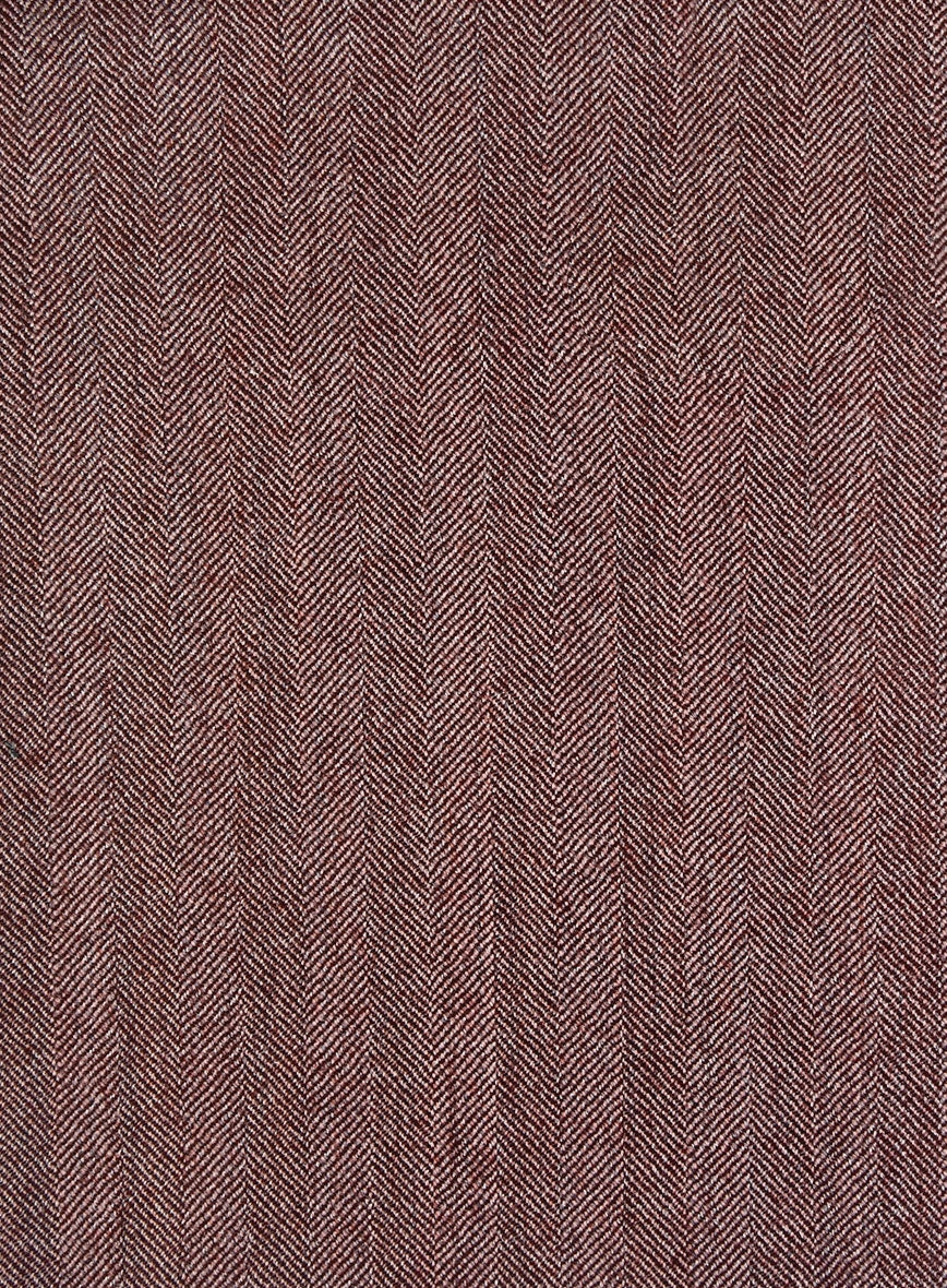 Italian Wool Silk Morwyn Herringbone Suit