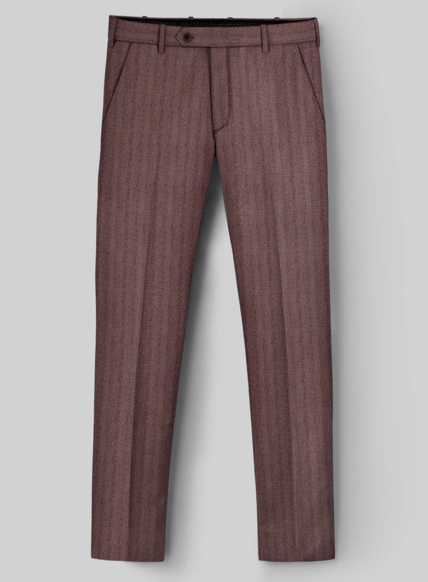 Italian Wool Silk Morwyn Herringbone Suit