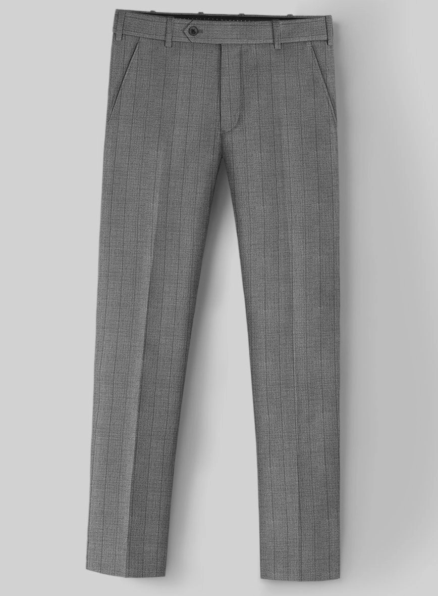 Italian Wool Slate Band Suit