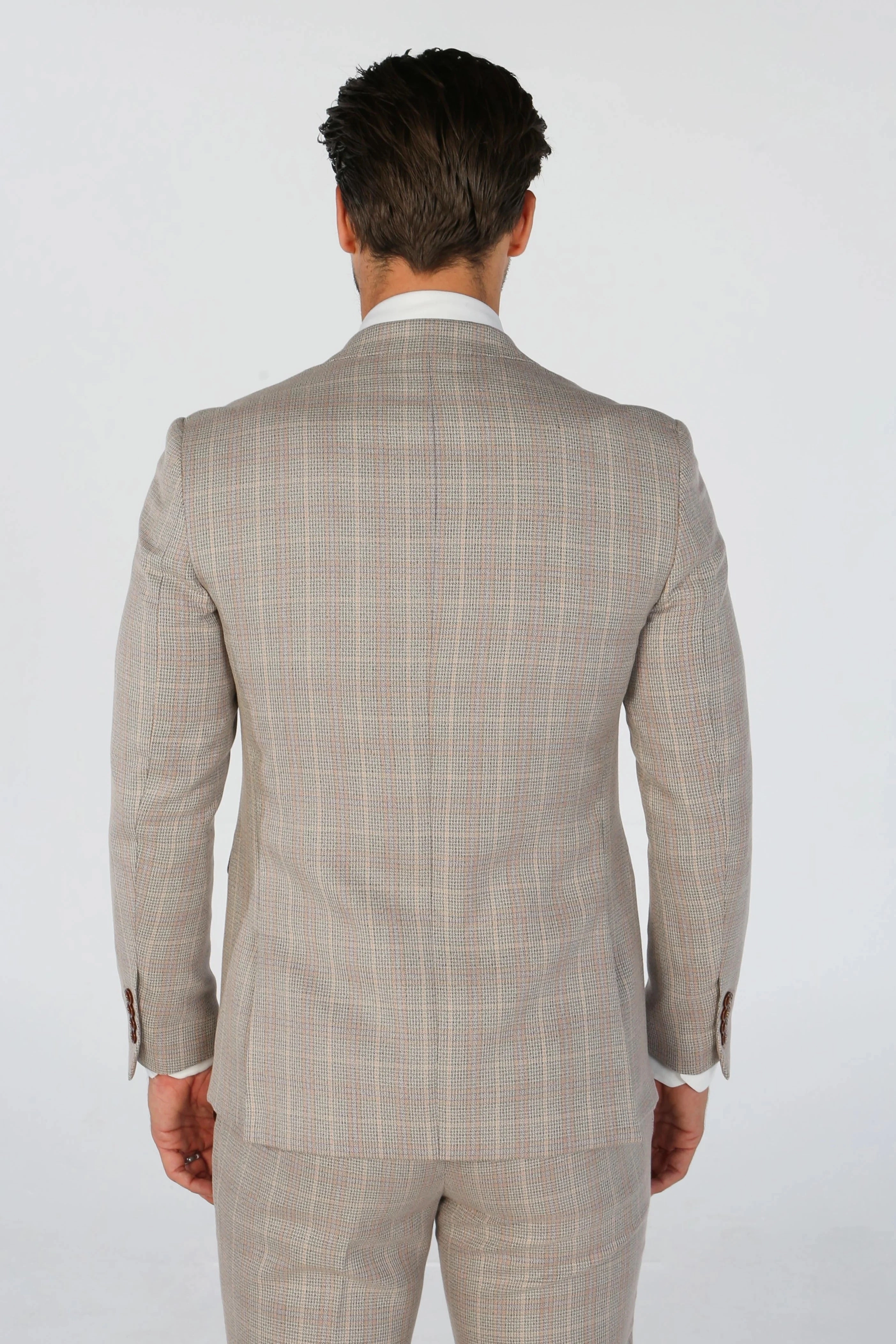 Leo 3 Piece Checked Suit