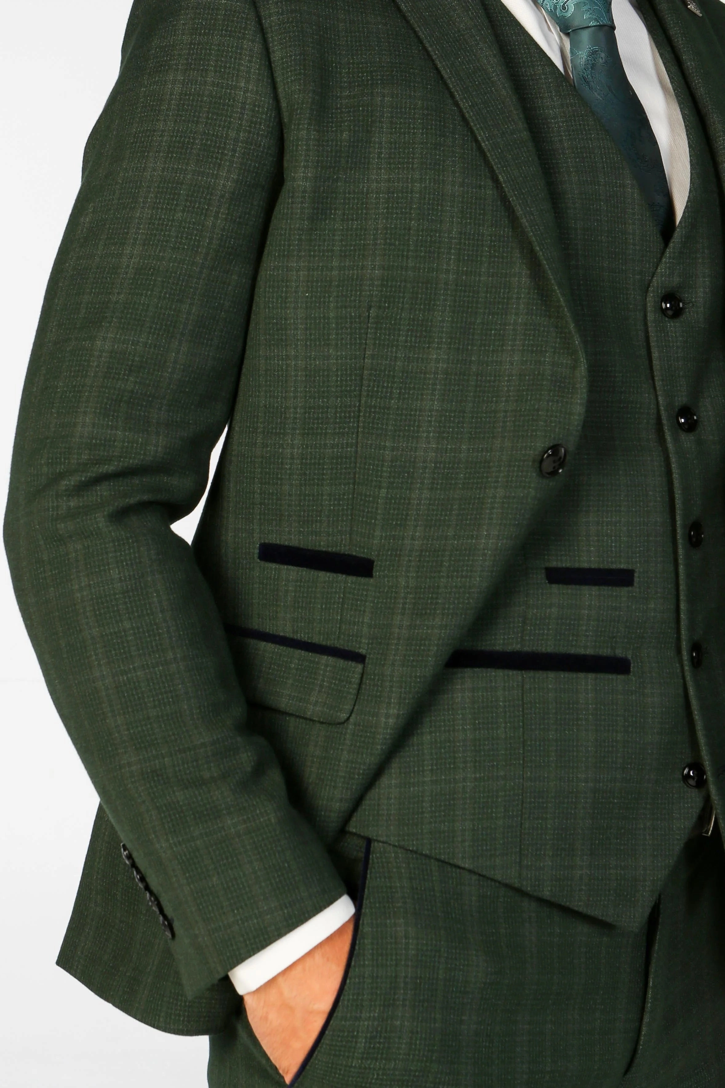 Leo 3 Piece Checked Suit